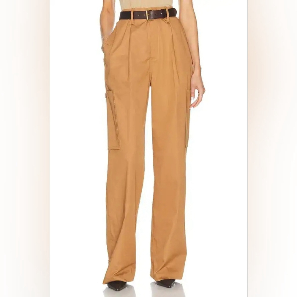 $258 HELSA Paperbag Pant - Caramel XS